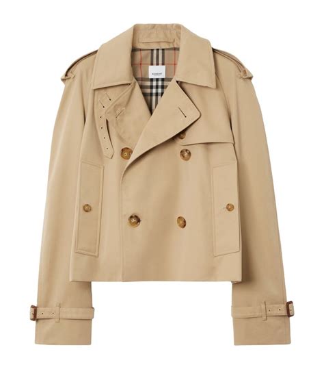 burberry logo cropped|Burberry coats for women.